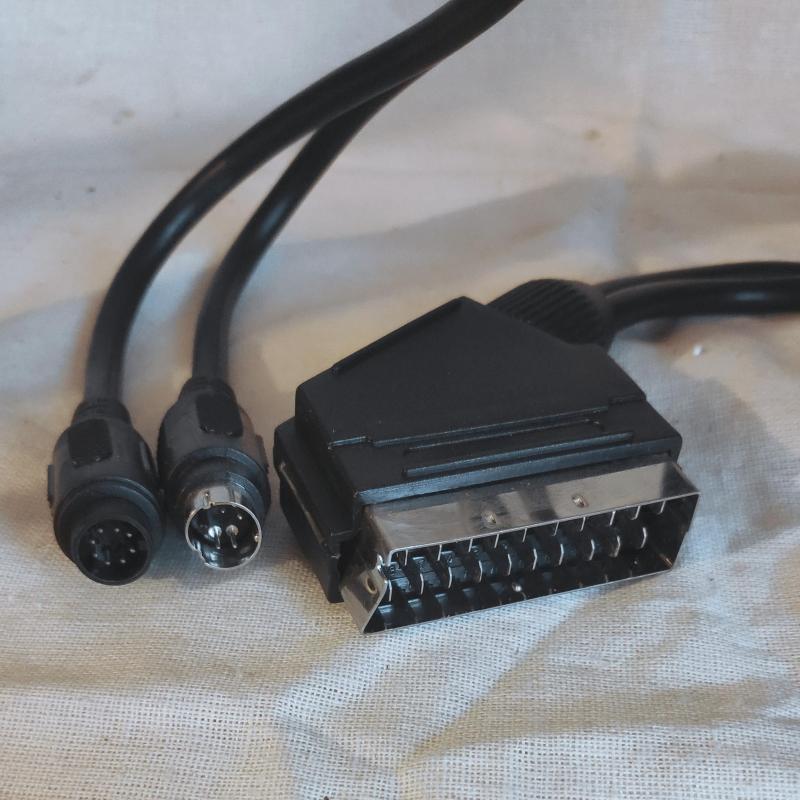  SCART 21p  - CAMCORDER 8p +S-VHS 4p , 1.5m :  SCART // - 8-  - + S-VHS 4- ...